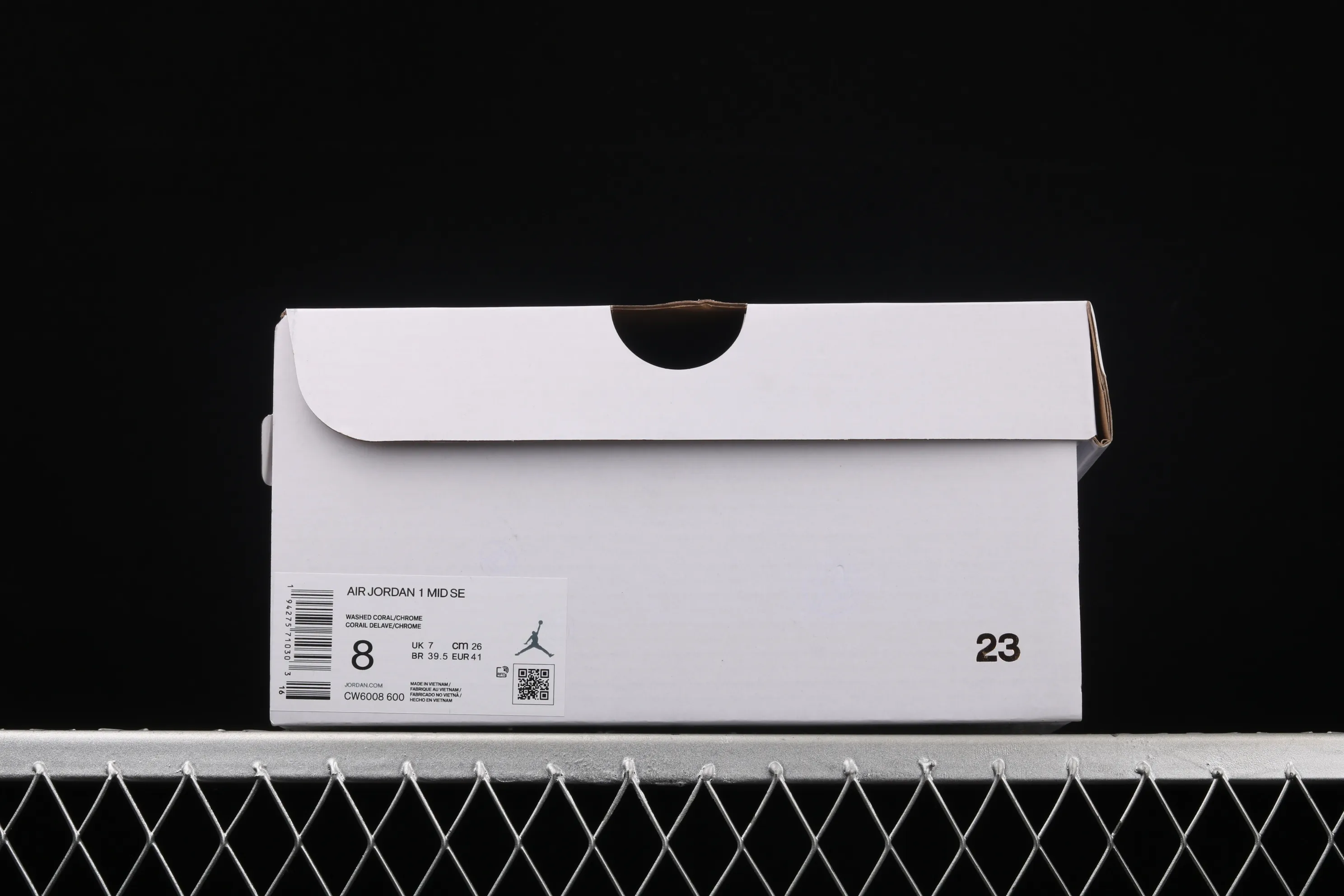 All categories Air Jordan Jordan series basketball shoes Air Jordan 1 Mid Air Jordan 1 Mid AJ1 Joe 1 China silver powder CW6008-600